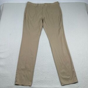 Brooks Brothers Pants Mens 38x34 Straight Performance Stretch Casual Golf Khaki